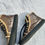 Thumbnail: Gucci High Top Sneakers Glitter Rose Gold Leather Shoes size 39IT