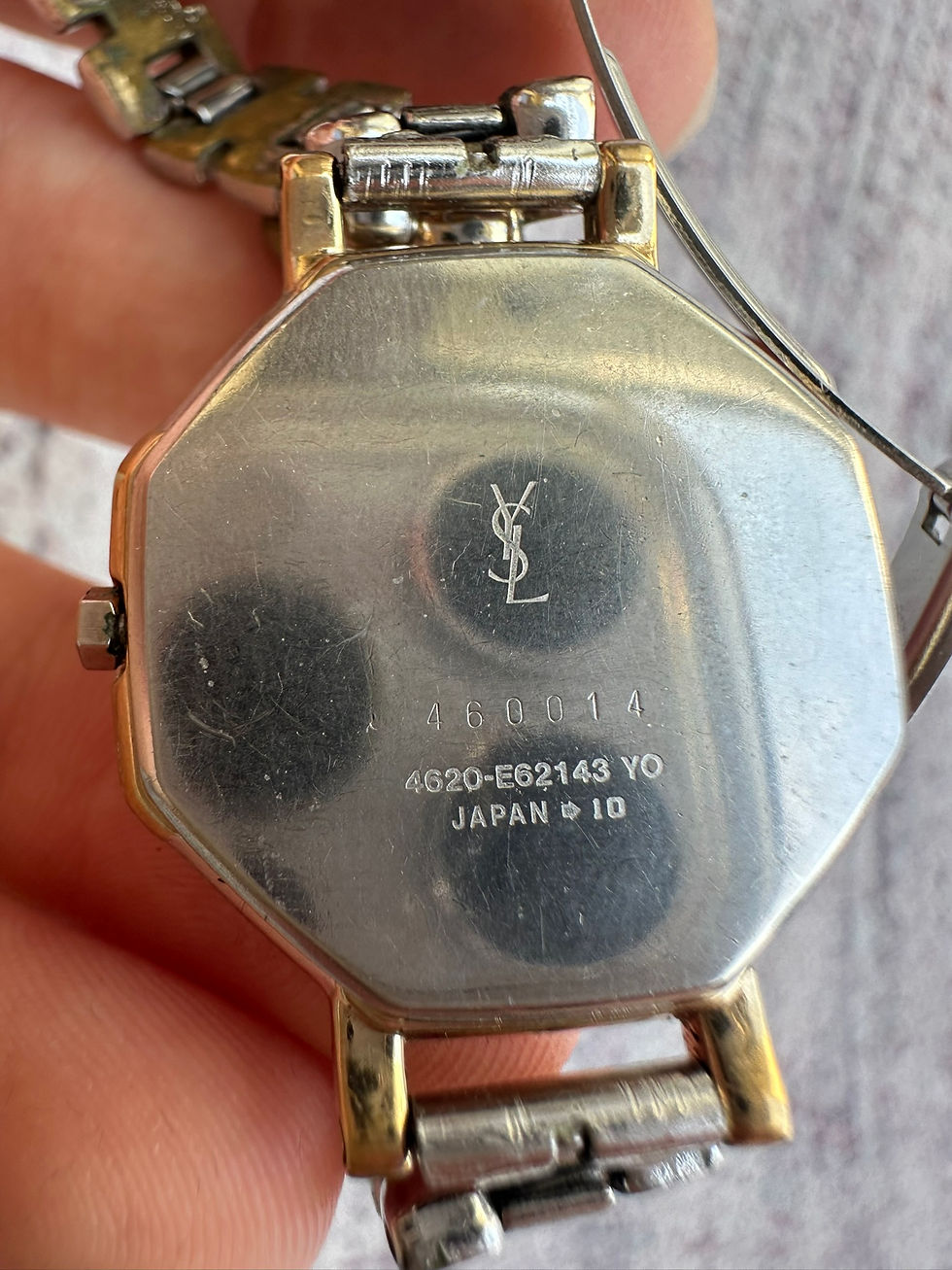 Thumbnail: Saint Laurent Watch YSL Cassandra Gold and Silver 29mm