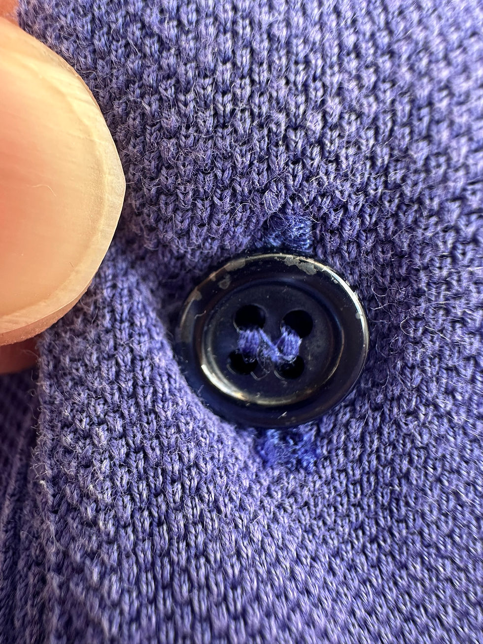 Miniatura: Christian Dior Polo Shirt Small Bee Chest Logo Navy size S-M