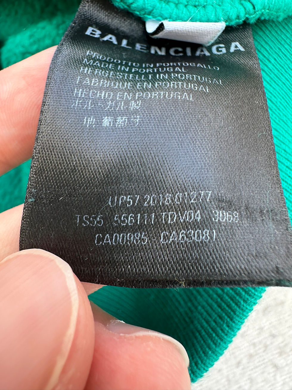 Thumbnail: Balenciaga Sweatshirt BB Crown Logo Turquoise Hoodie size S