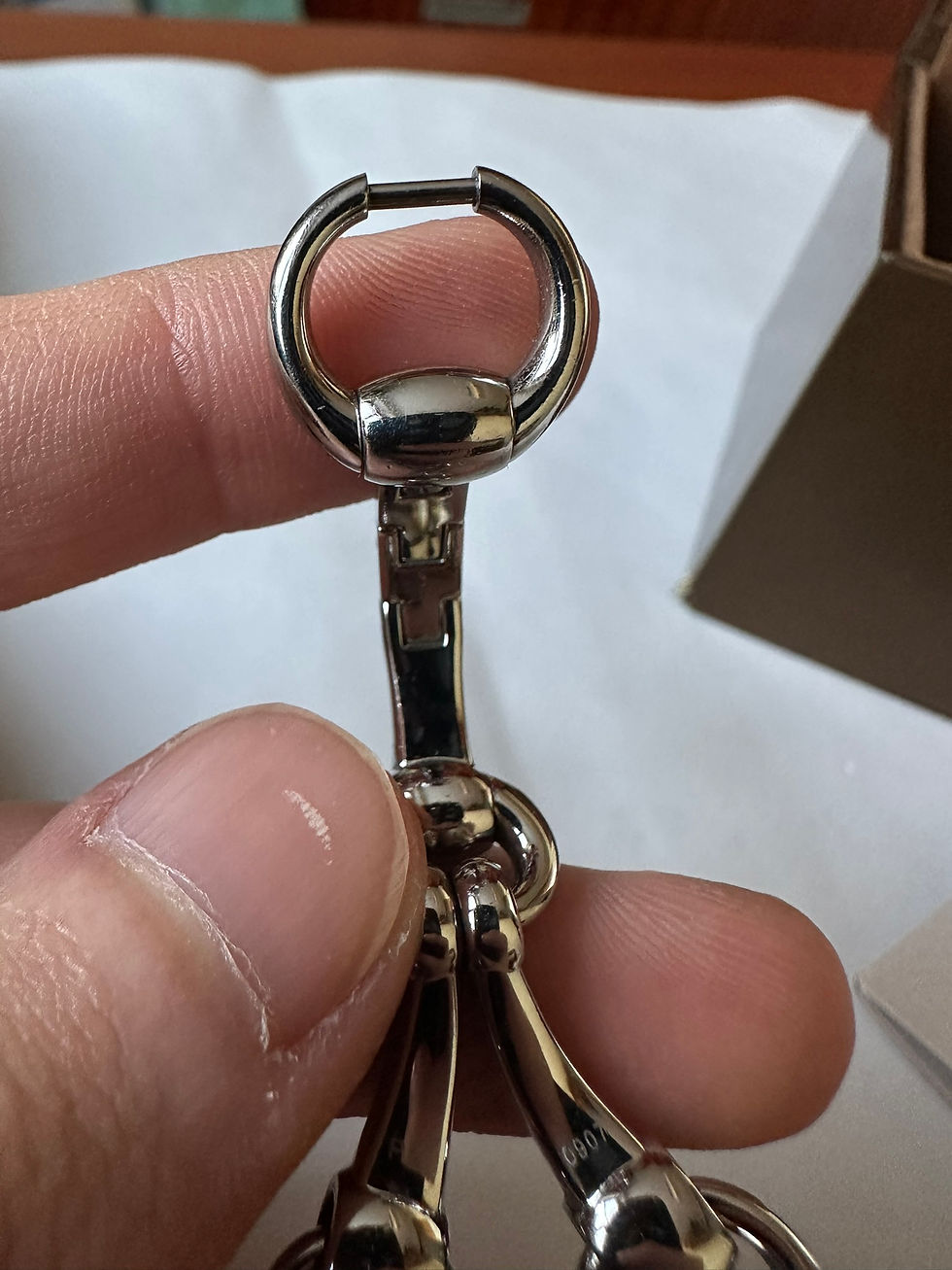 Thumbnail: Gucci Watch Signora Horsebit Steel White Dial