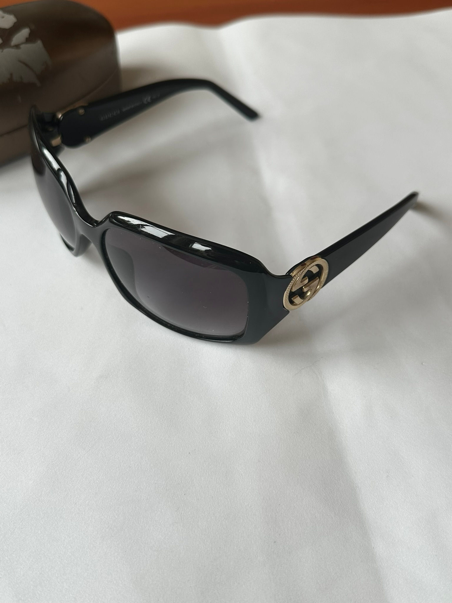 Gucci Sunglasses Interlocking G Logo Black