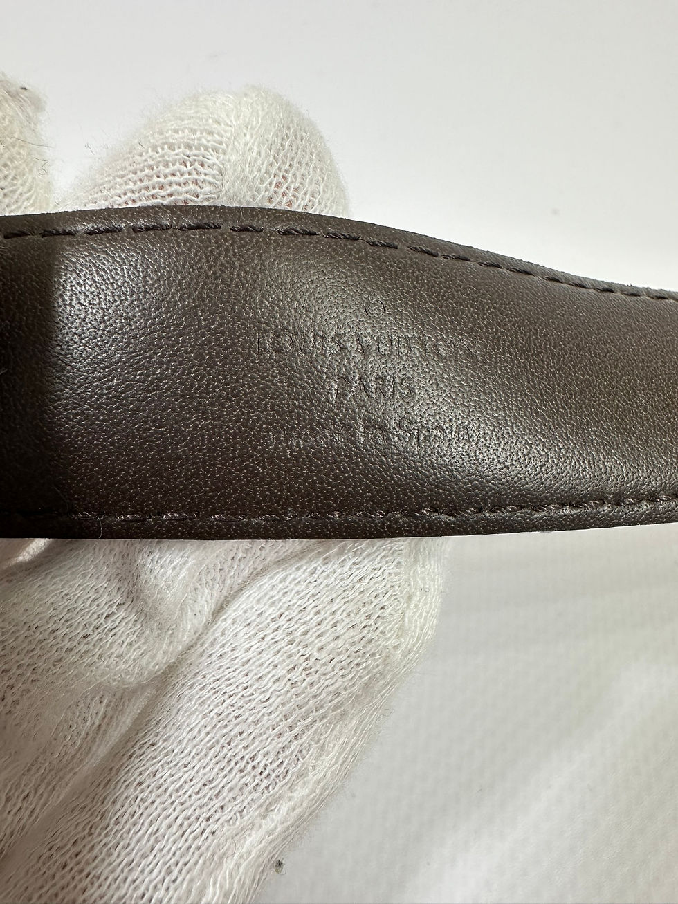 Miniatura: Louis Vuitton Belt Brown Monogram Thin LV Buckle