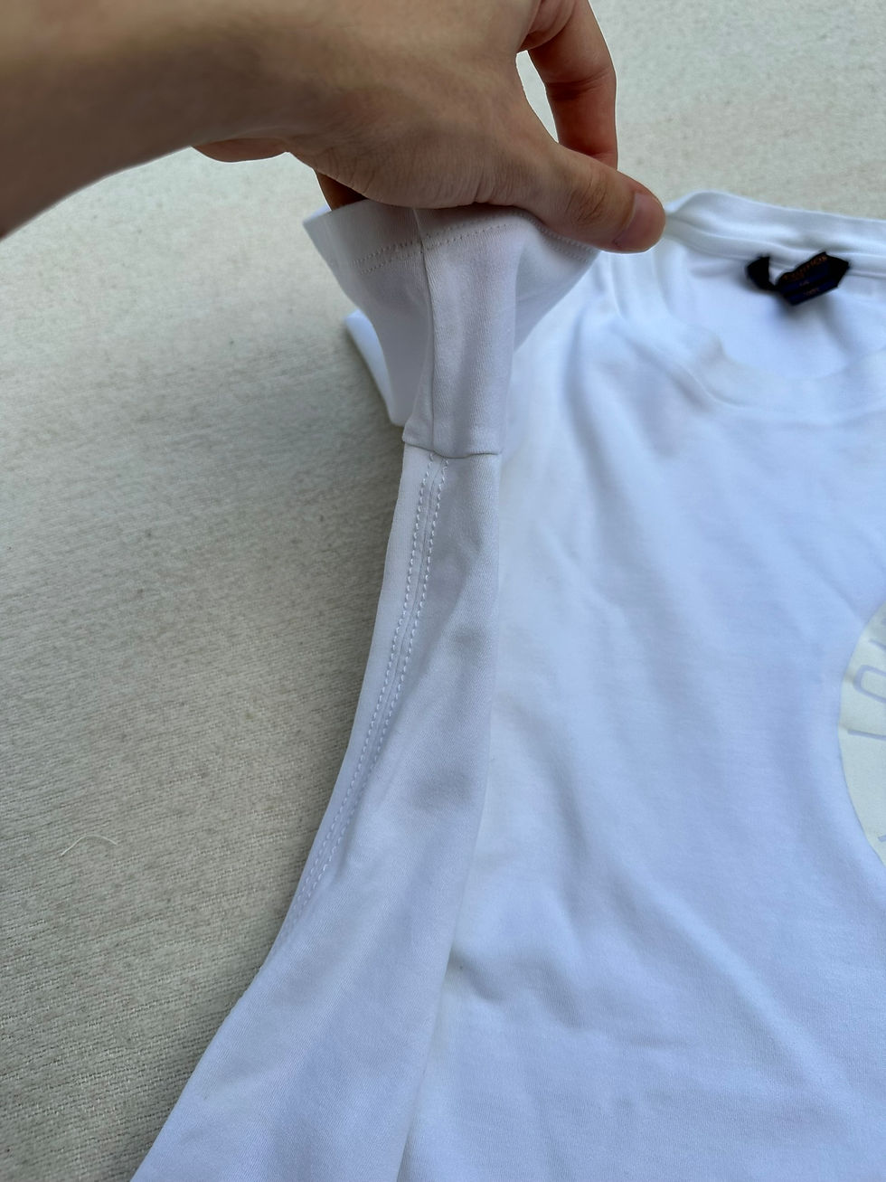 Miniatura: Louis Vuitton T-Shirt Trunks & Bags Logo White size M
