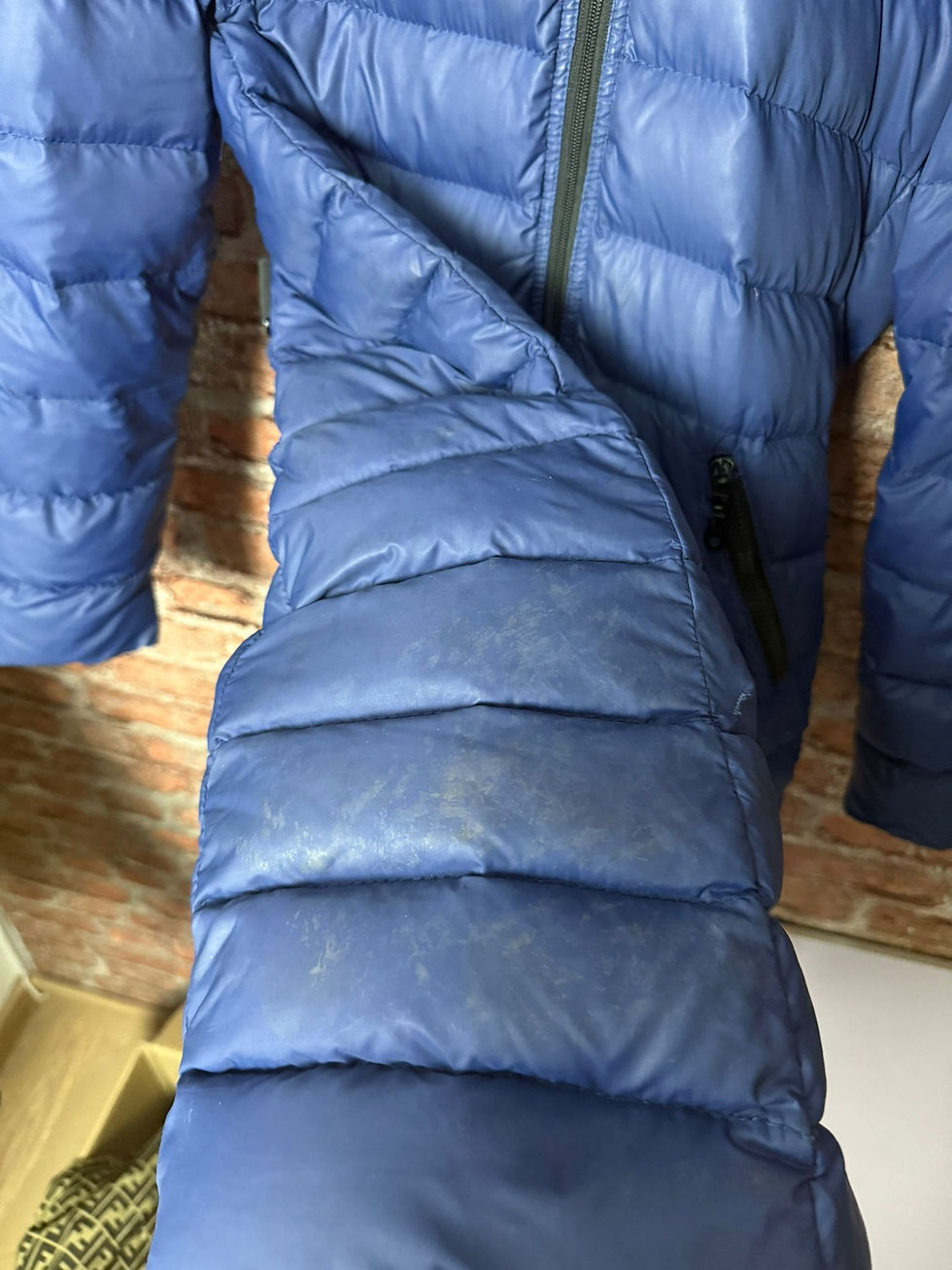 Thumbnail: Moncler Jacket Mokacine Navy Blue Logo Patch Long size 2