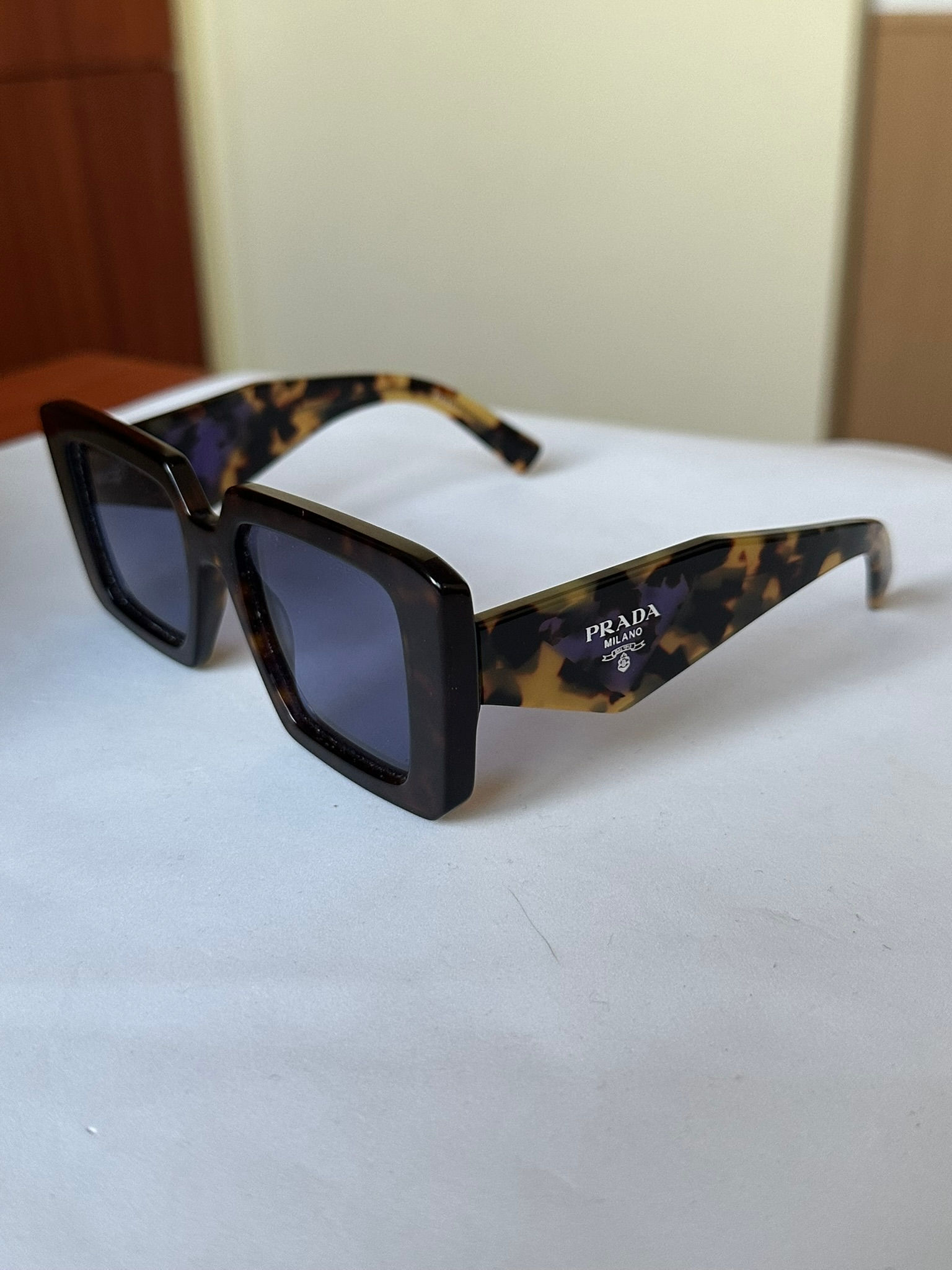 Prada Sunglasses Logo Brown