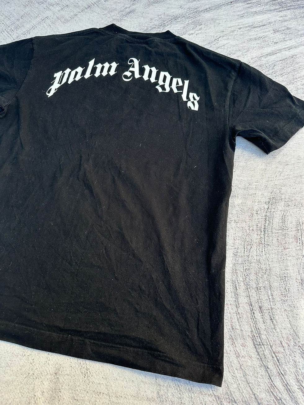 Miniatura: Palm Angels T-Shirt Teddy Bear Logo Print Black size L