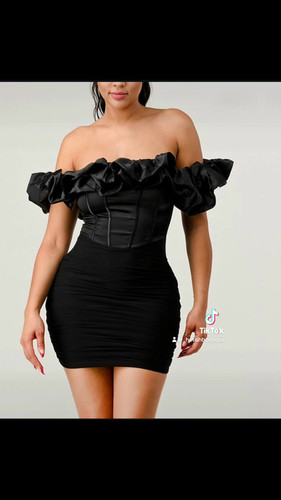 Ruffle off shoulder dress | Hotish Ruffle off shoulder dress | Hotish