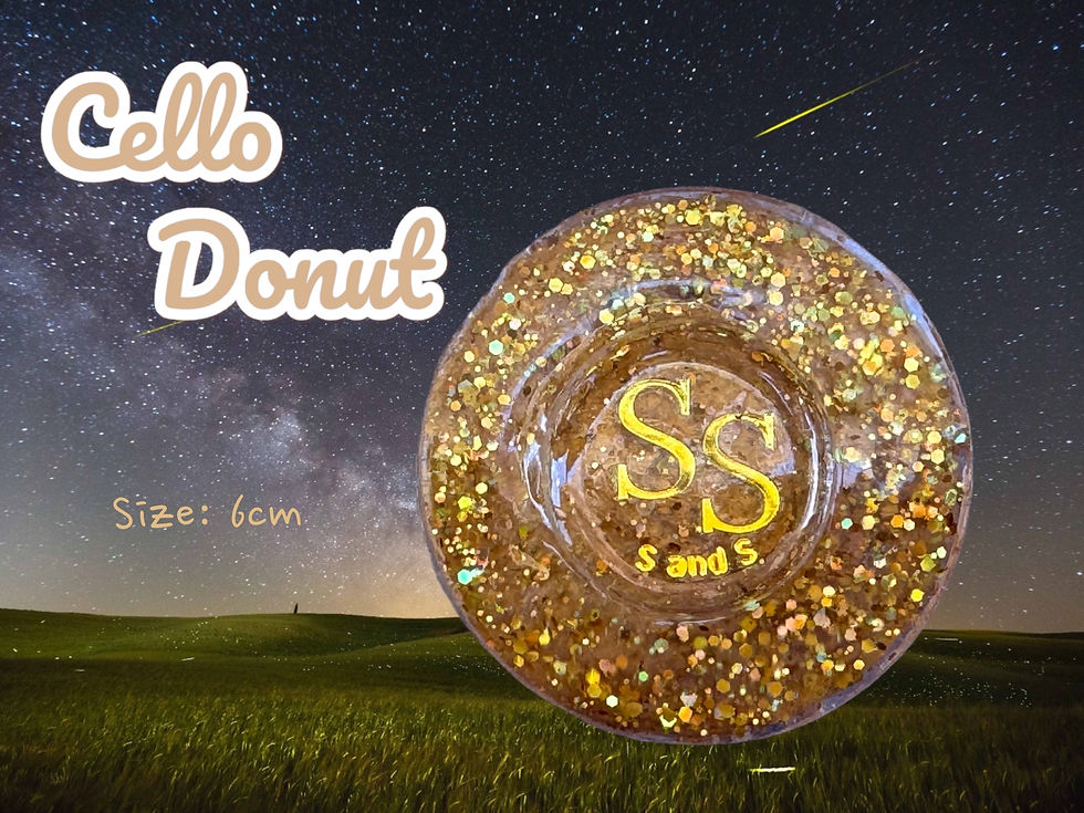 Thumbnail: Harvest Gold Mini Cello Donut
