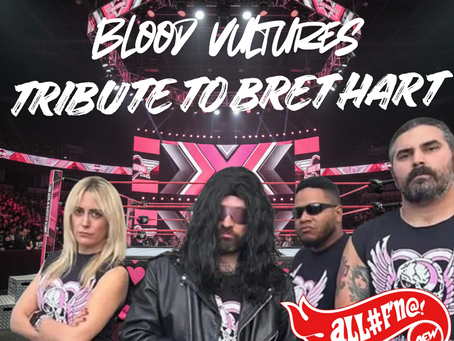Heavy metal band Blood Vulture: Pays tribute to the Hitman Bert Hart.