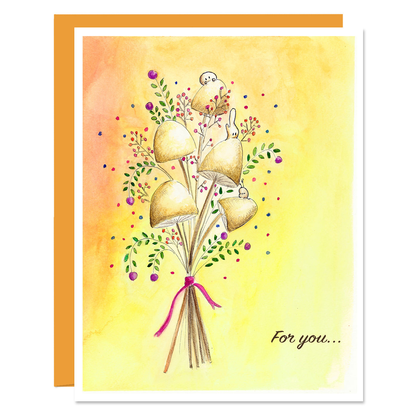 Flowers Just For You - Card
