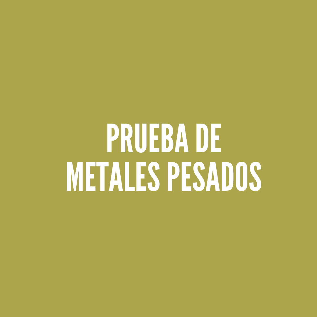Prueba de Metales Pesados