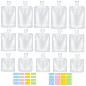 17 Pack Travel Pouches for Toiletries,TSA Approved,Travel Size Portable Containers