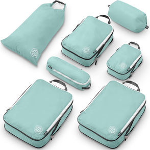 Large Compression Packing Cubes for Travel-Packing Cube Luggage Organizers 7 Piece Set