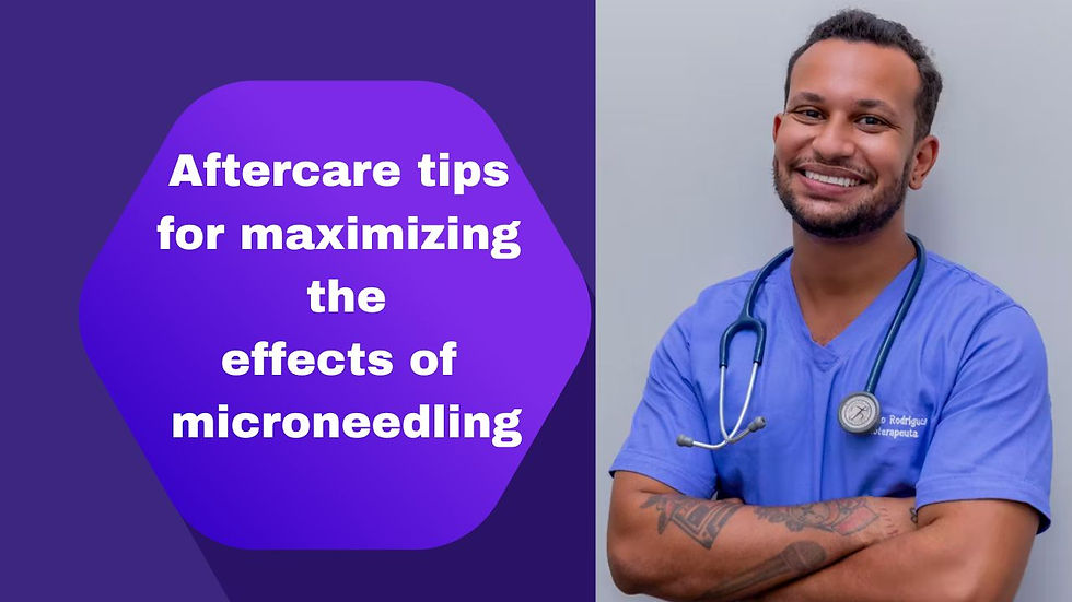 Aftercare tips for maximizing the effects of micro-needling