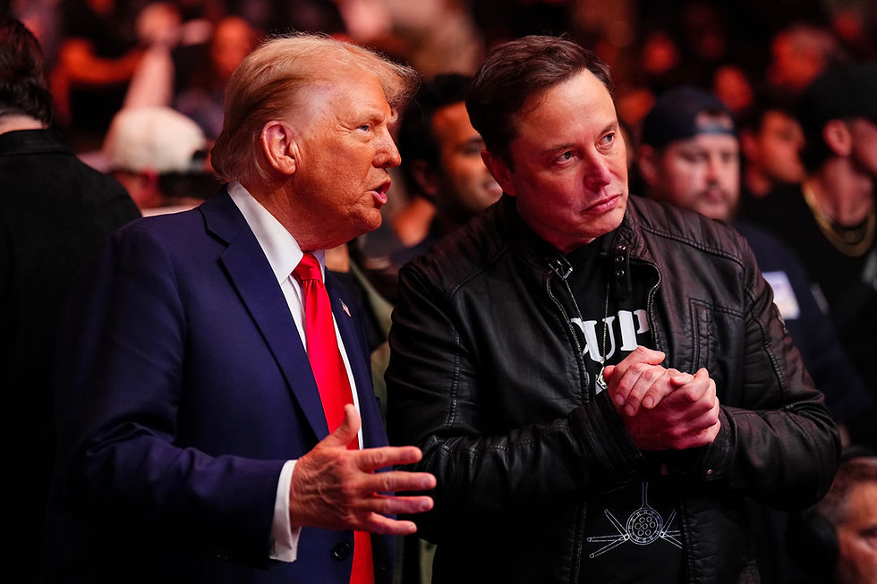 Donald Trump and Elon Musk. Chris Unger/Zuffa LLC