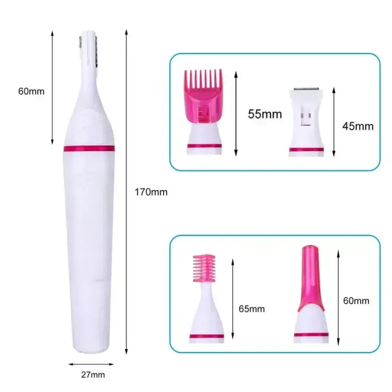 Miniatura: 5 In 1 Set Women Epilator Female Eyebrow Trimmer Lady Shaver Hair Removal Shaver