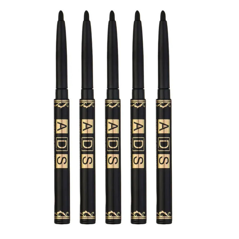 Miniatura: 5pcs Waterproof & Sweatproof Black Eyeliner Pencils - Long-Lasting, Smudge-Proof