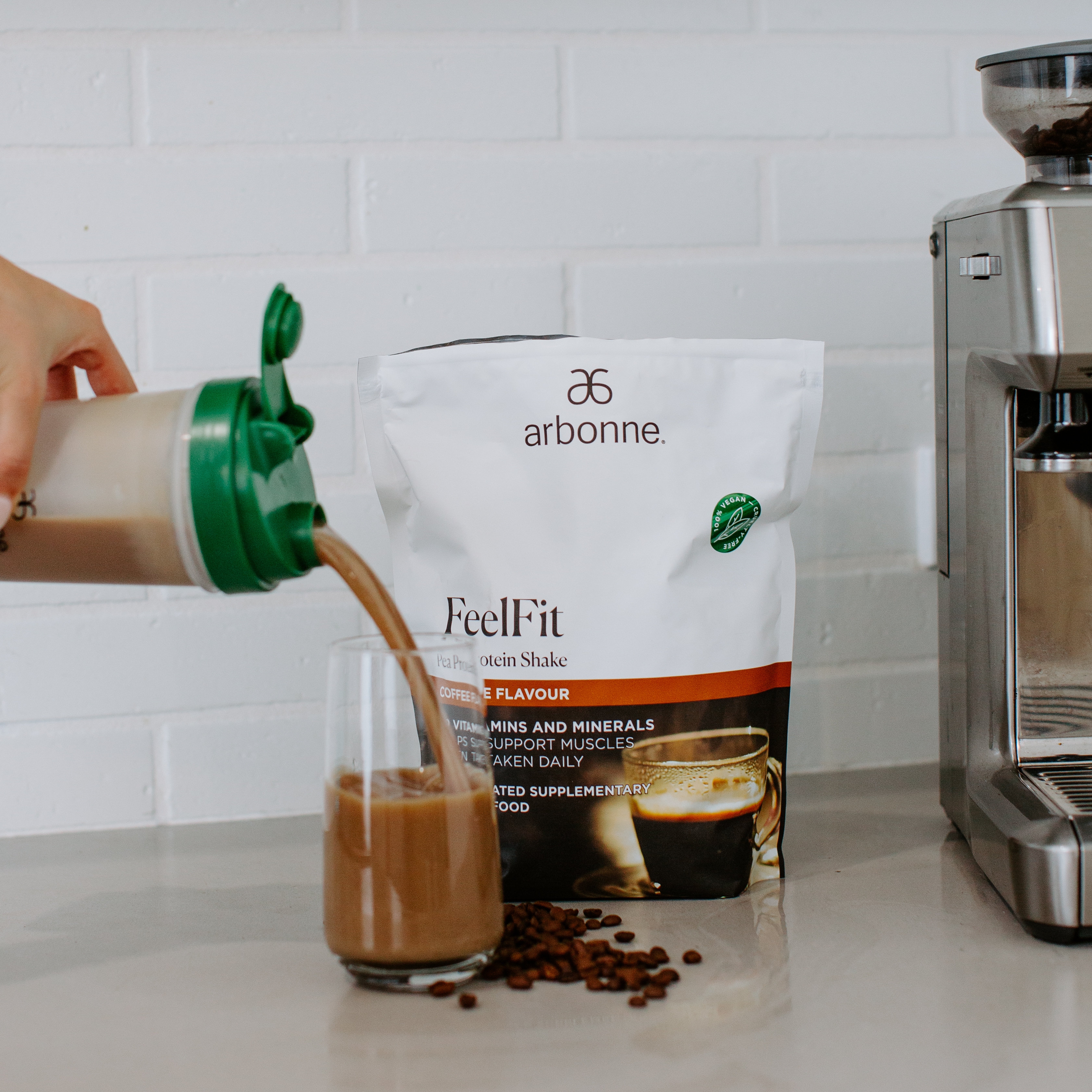 Arbonne Coffee Flavoured Protein Powder | nutritionplusbop