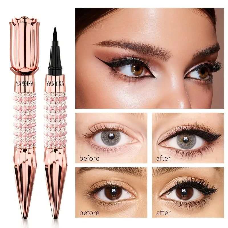 Miniatura: Precision Black Liquid Eyeliner,Eyeliner with Rhinestones,Long-Lasting Waterproo