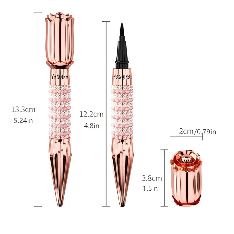 Miniatura: Precision Black Liquid Eyeliner,Eyeliner with Rhinestones,Long-Lasting Waterproo