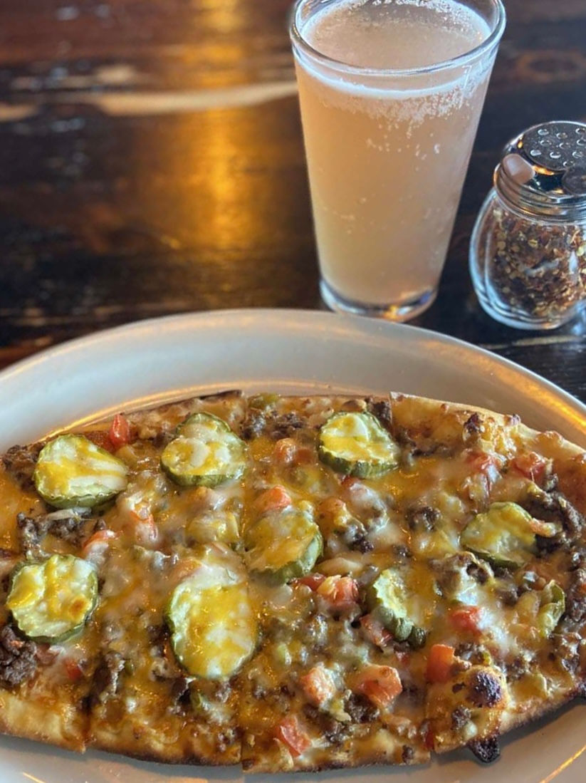 Cheeseburger Flatbread benefits the Make A Wish Illinois Program
