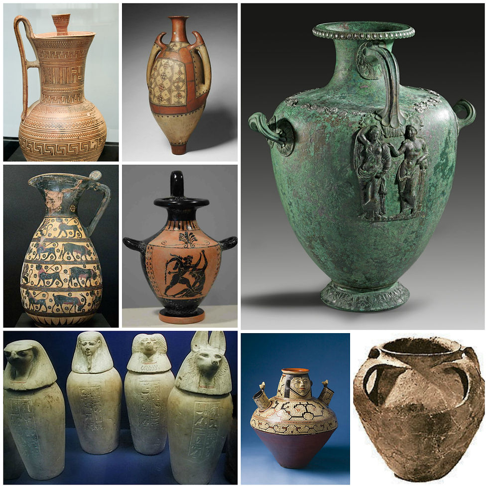 Jarras de agua de la antigüedad