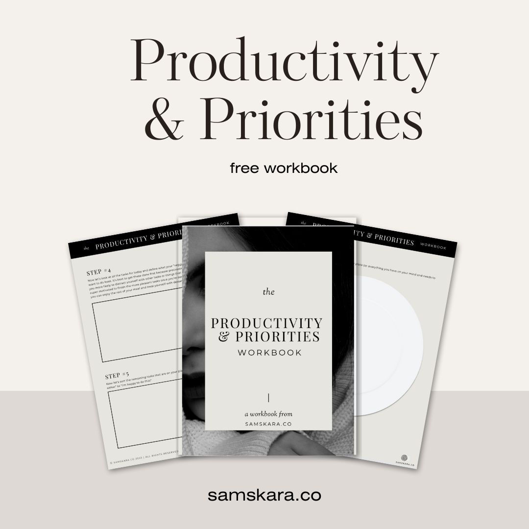 Productivity & Priorities Workbook
