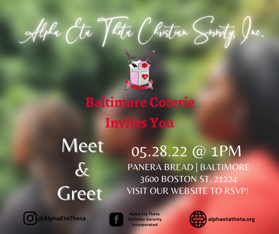 Baltimore Coterie Meet & Greet
