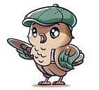 Nesto with a green hat surprised.