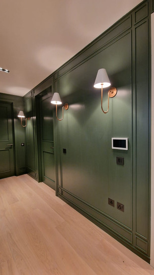 Final Images of the hallway built and finished to a high standard