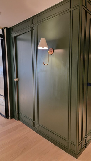 Final Images of the hallway built and finished to a high standard