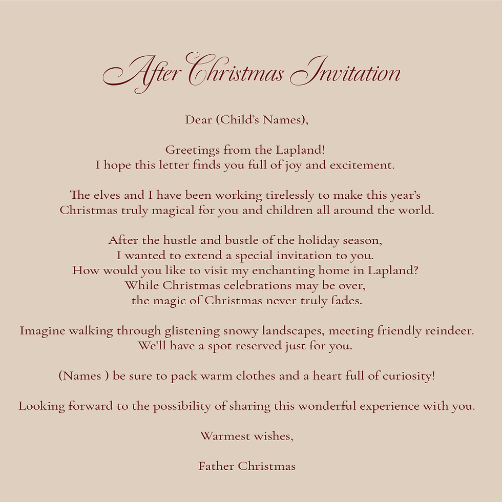 Thumbnail: Lapland Invitation Authentic SCROLL
