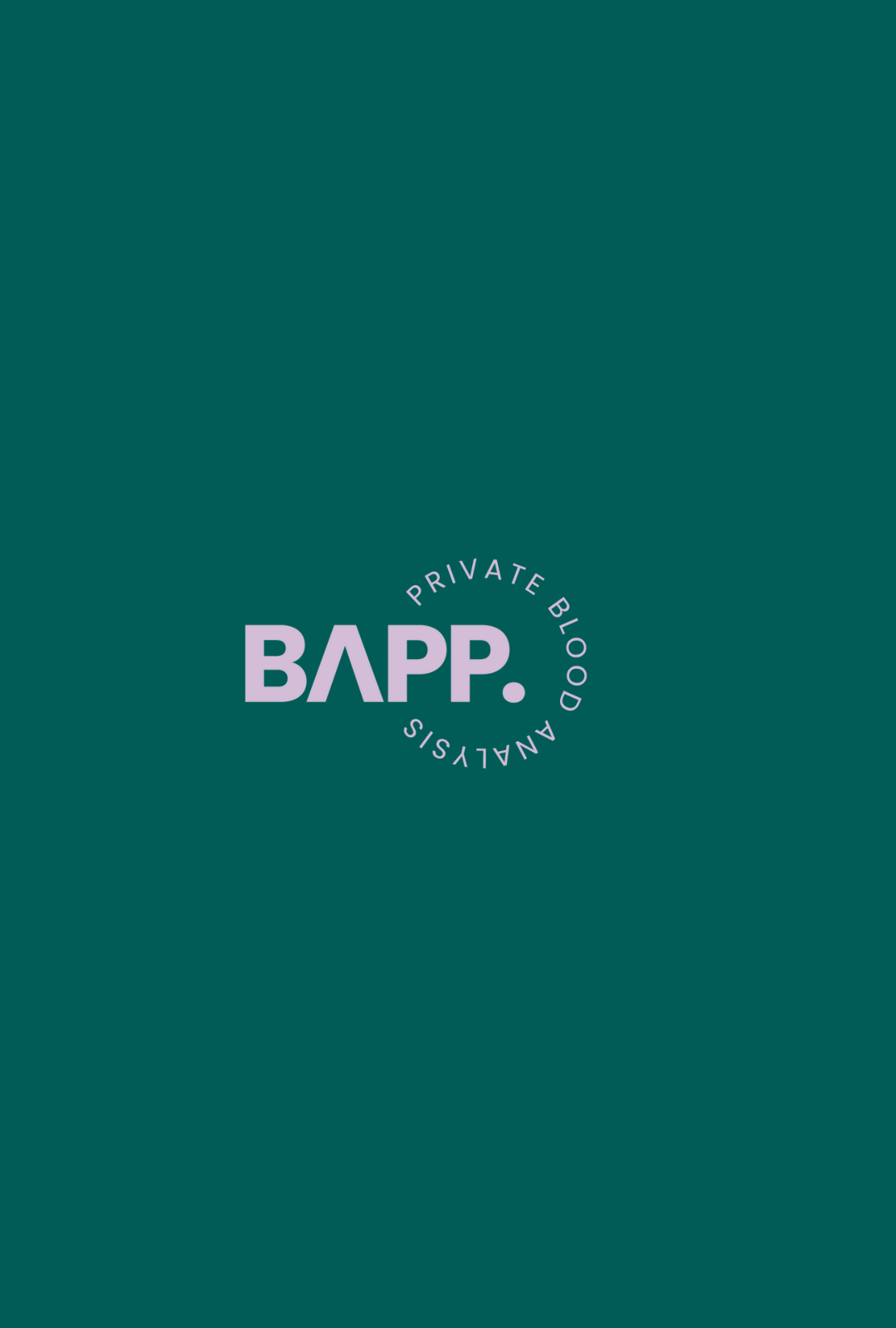 BAPP - Private Blood Analysis Practitioners Programme - Secondary Logo in lilac