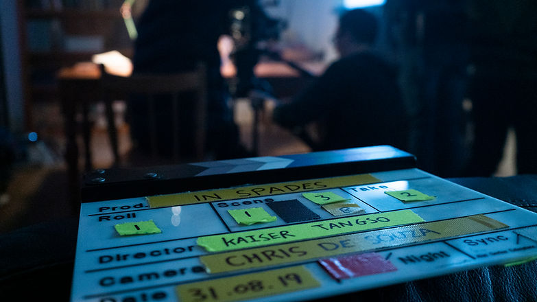 On set with Kaiser Tangso