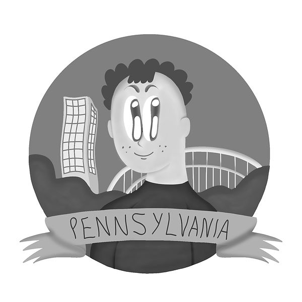 Keith Haring when he was young in Pennsylvania