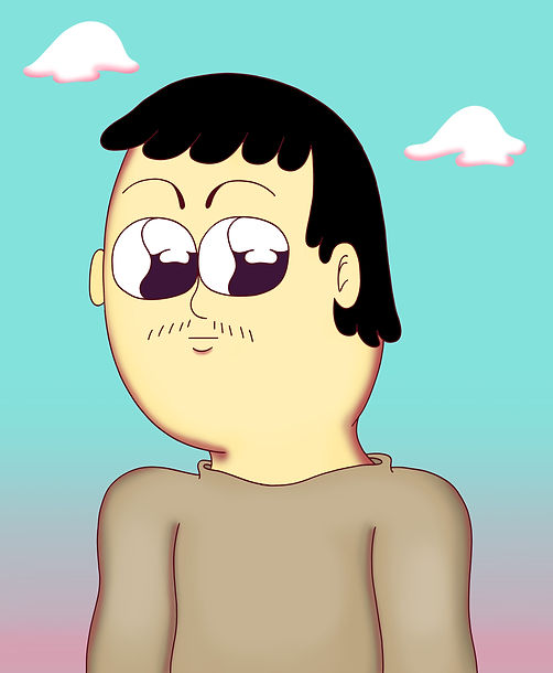 This is the portrait of the artist.