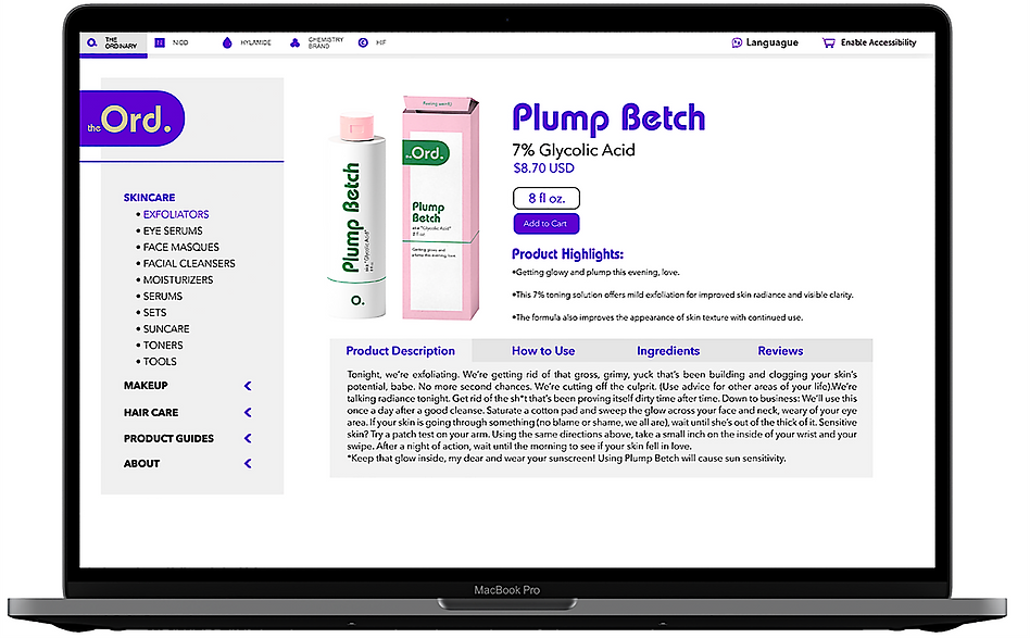 Ordinary Product Plump Betch Page