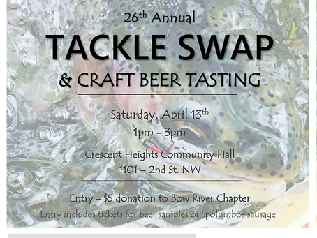 26th Annual Tackle Swap & Craft Beer Tasting