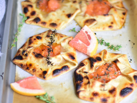 Grapefruit and Thyme Mimosa Galette