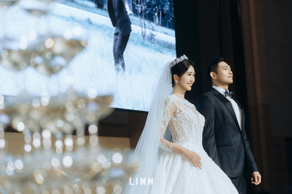 新人台北萬豪婚禮晚宴現場