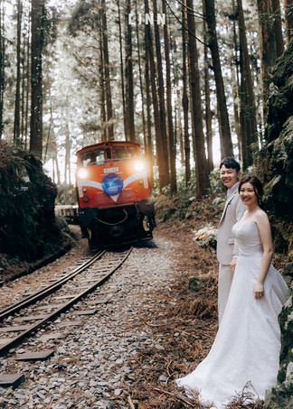 阿里山鐵道婚紗