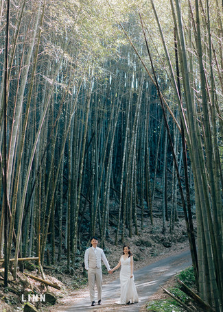阿里山竹林婚紗