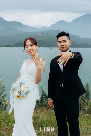 日月潭湖畔婚紗
