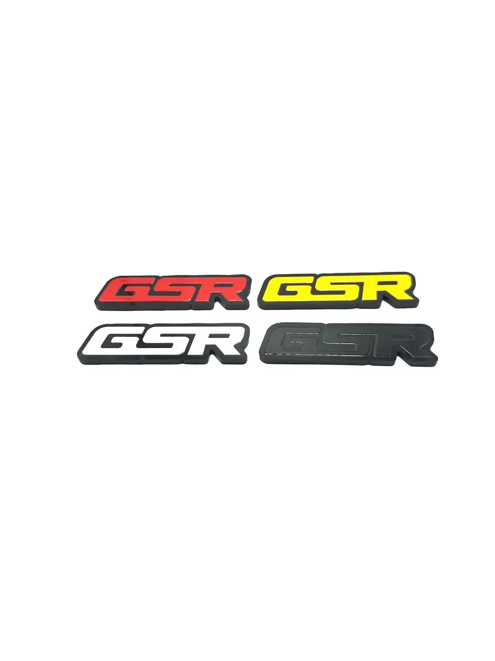 GSR EVO Badges Fenders Trunk Grill Badge