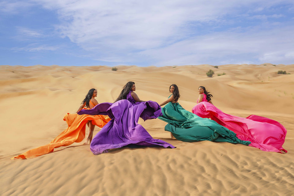 plus size flying dress photoshoot, red flying dress, cheap flying dress dubai, things to d