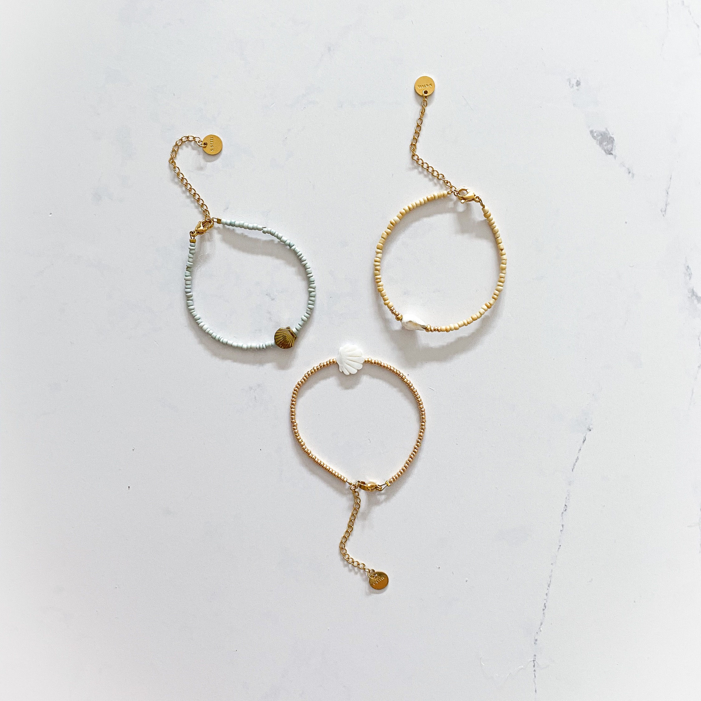 Bracelets 'SHELL' Rocailles