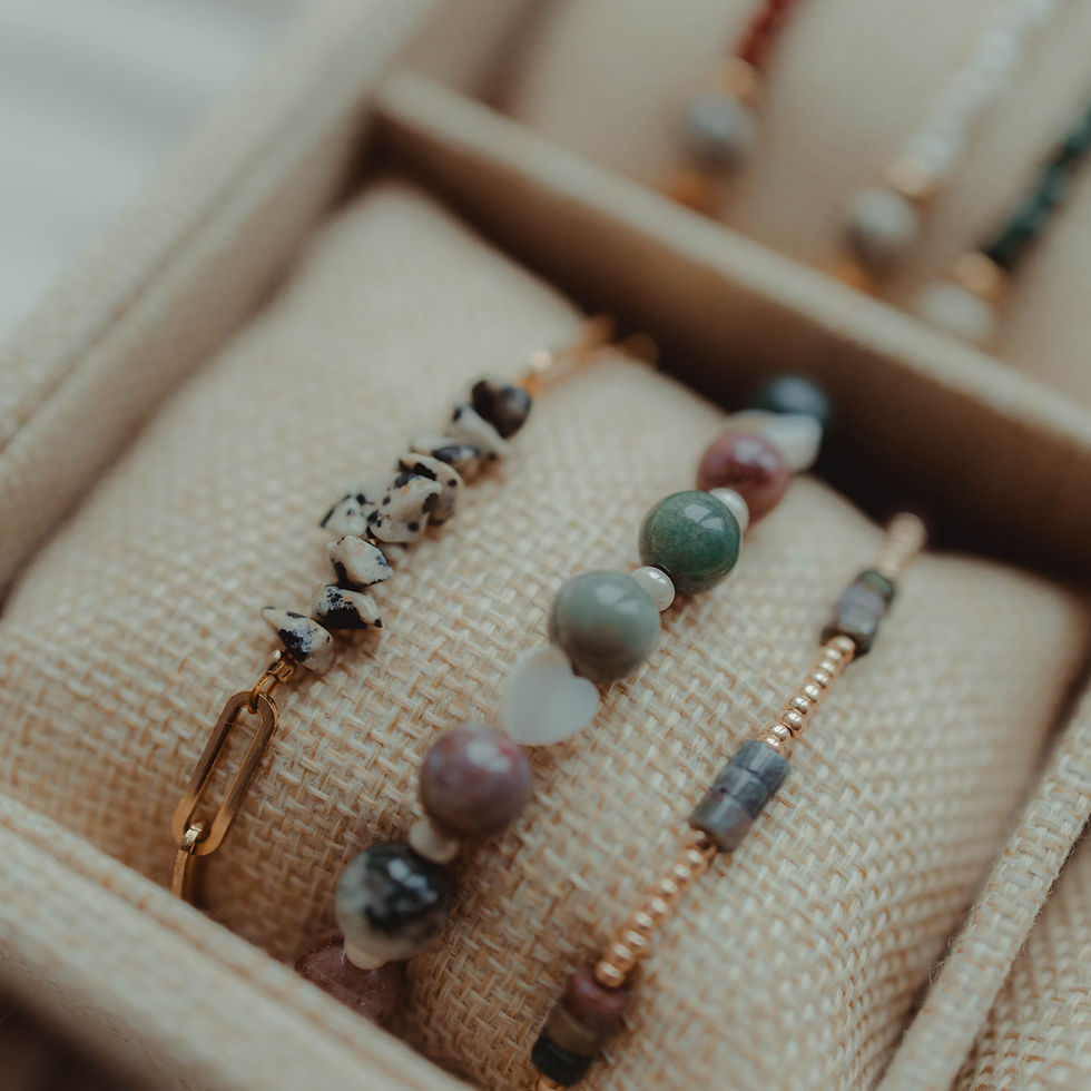 Thumbnail: Bracelet 'INDIA AGAAT' Disc