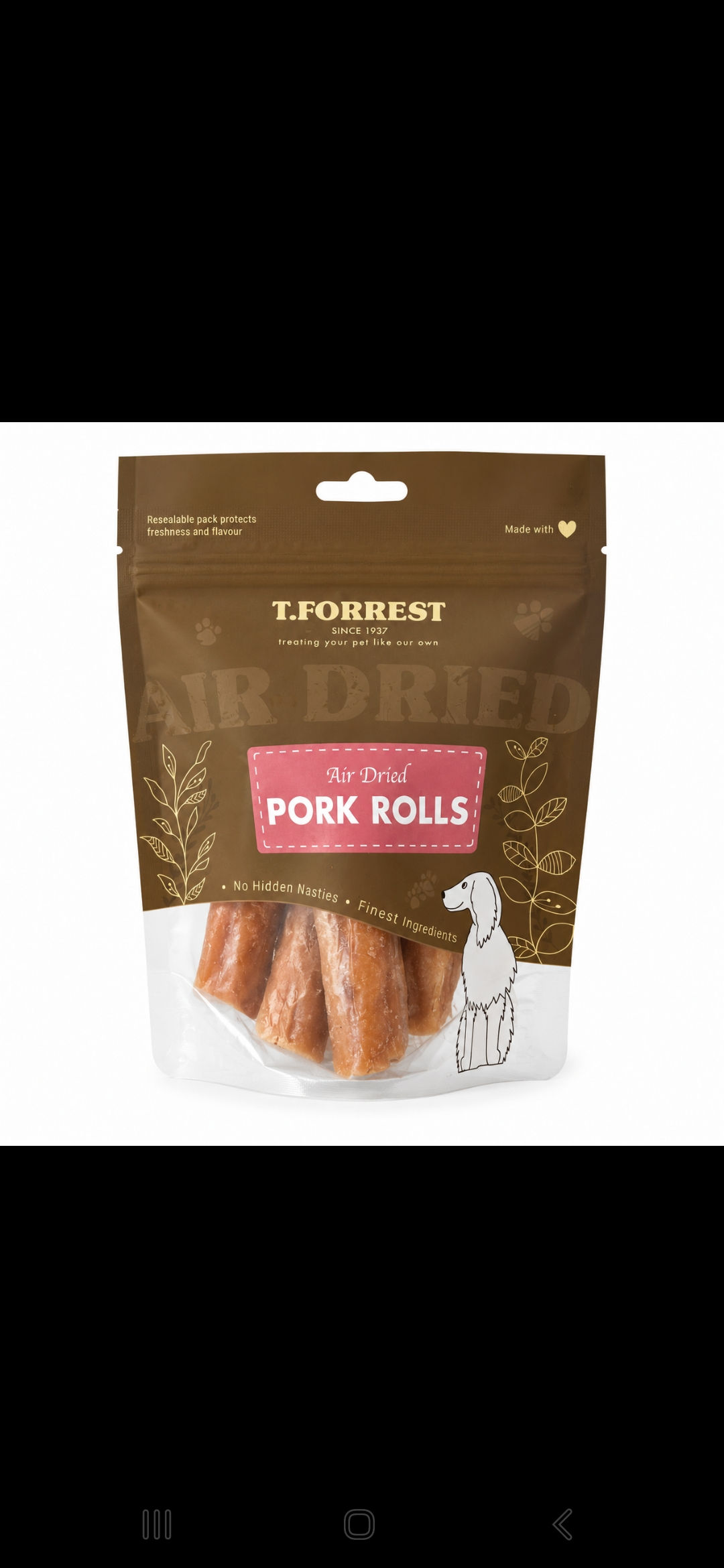 PORK ROLLS FOR DOGS