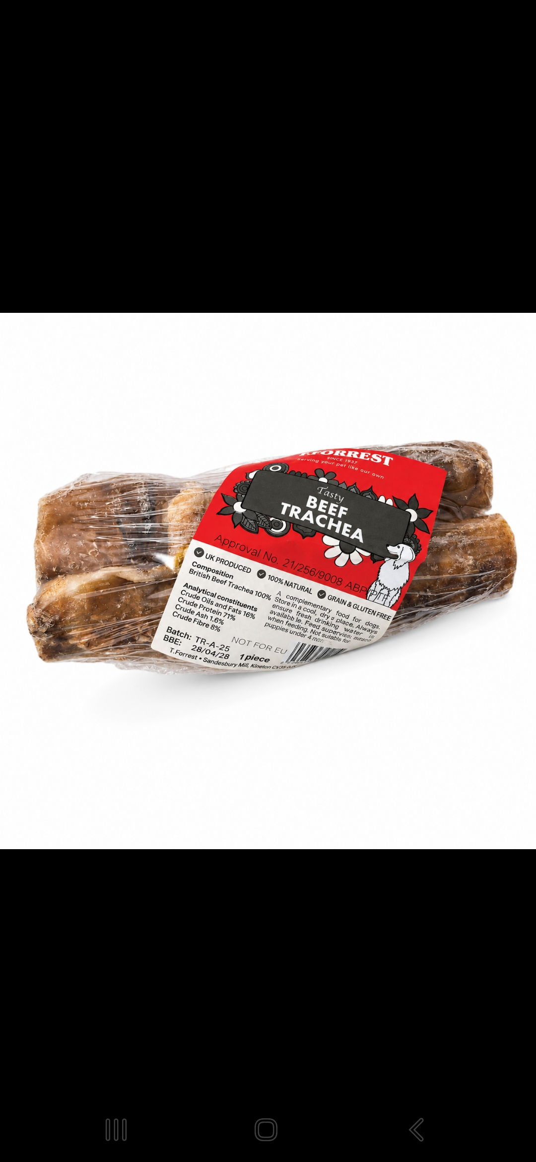 BEEF TRACHEA DOG TREAT